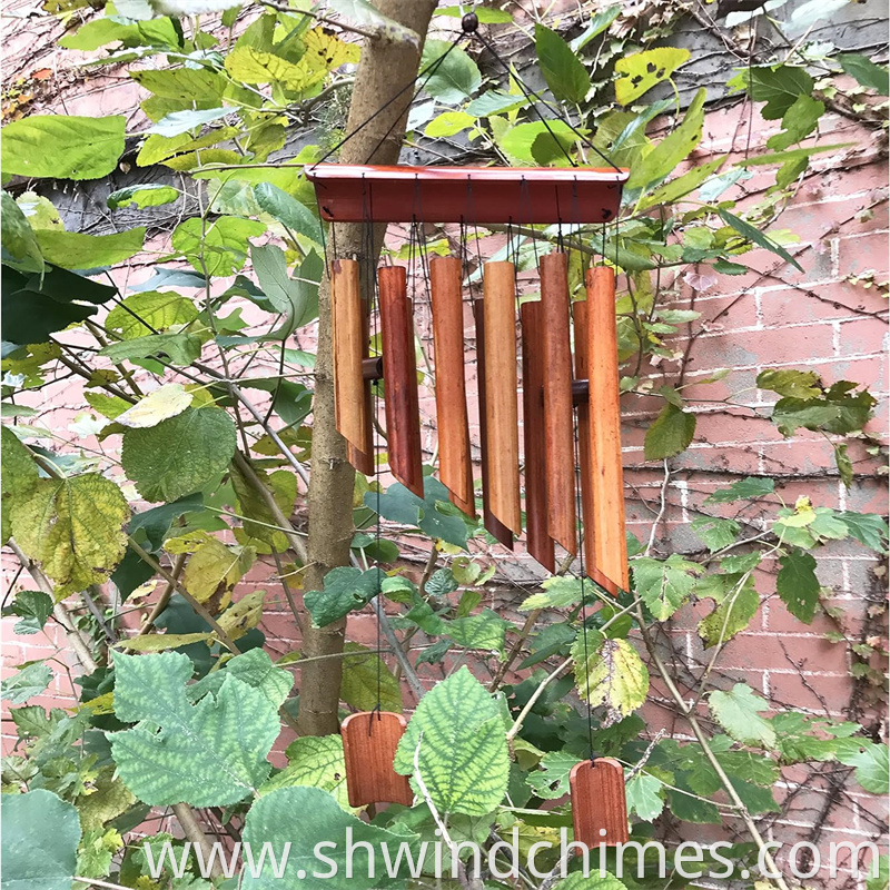 bamboo wood wind chimes